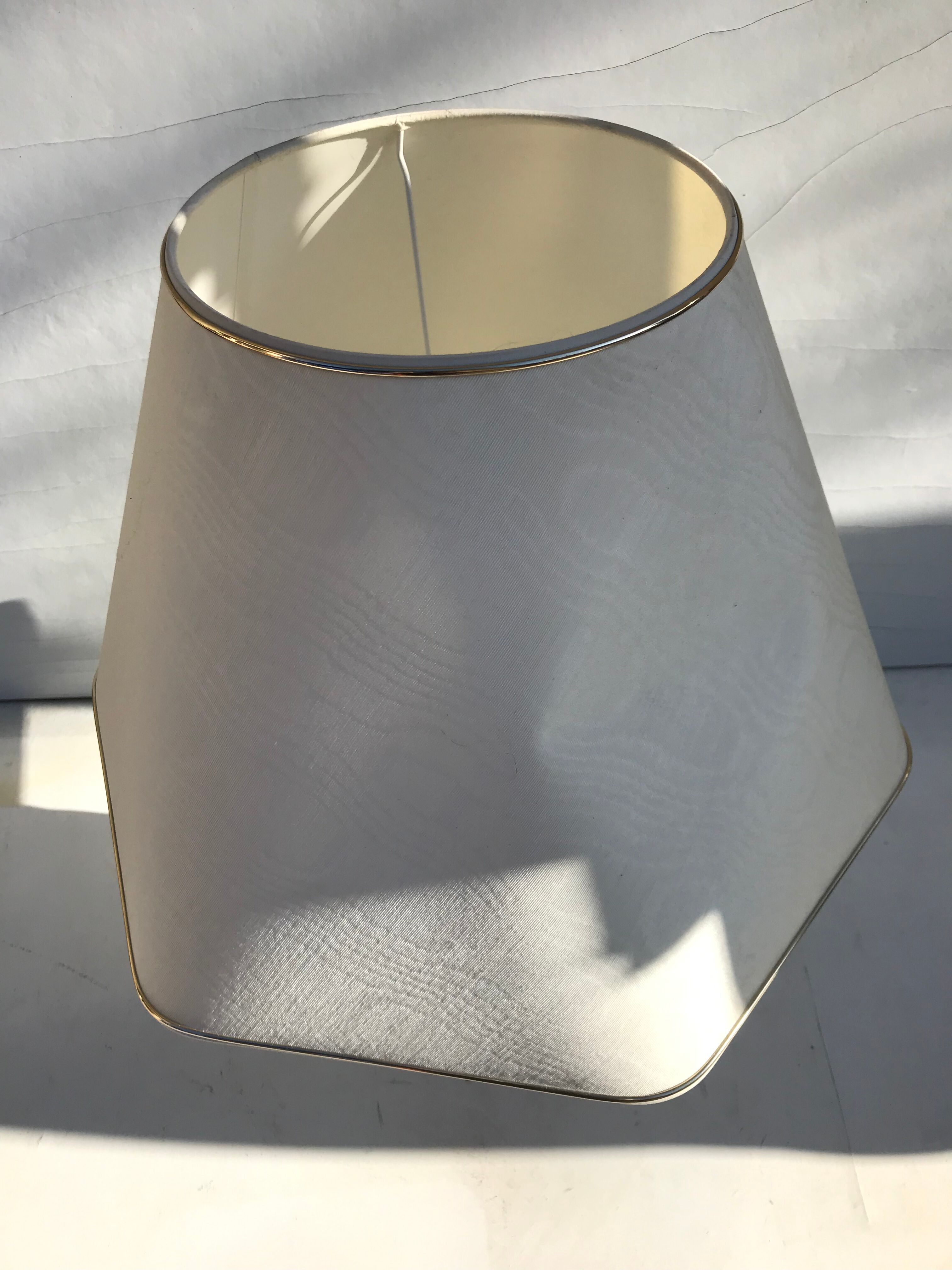 Lamp Robert de Schuytener  + shade Vintage cream ceramic