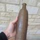 Old handmade terracotta bottle