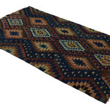 Anatolian handmade kilim rug 284 cm x 160 cm