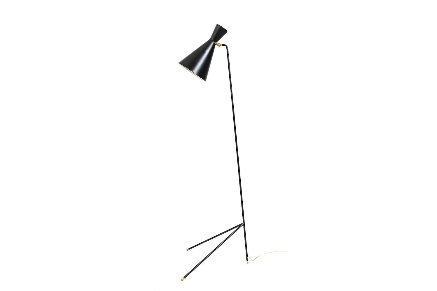 Rare Floorlamp by Knud Joos for Lyfa Denmark 1950s