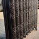 Rococo floral cast iron radiator