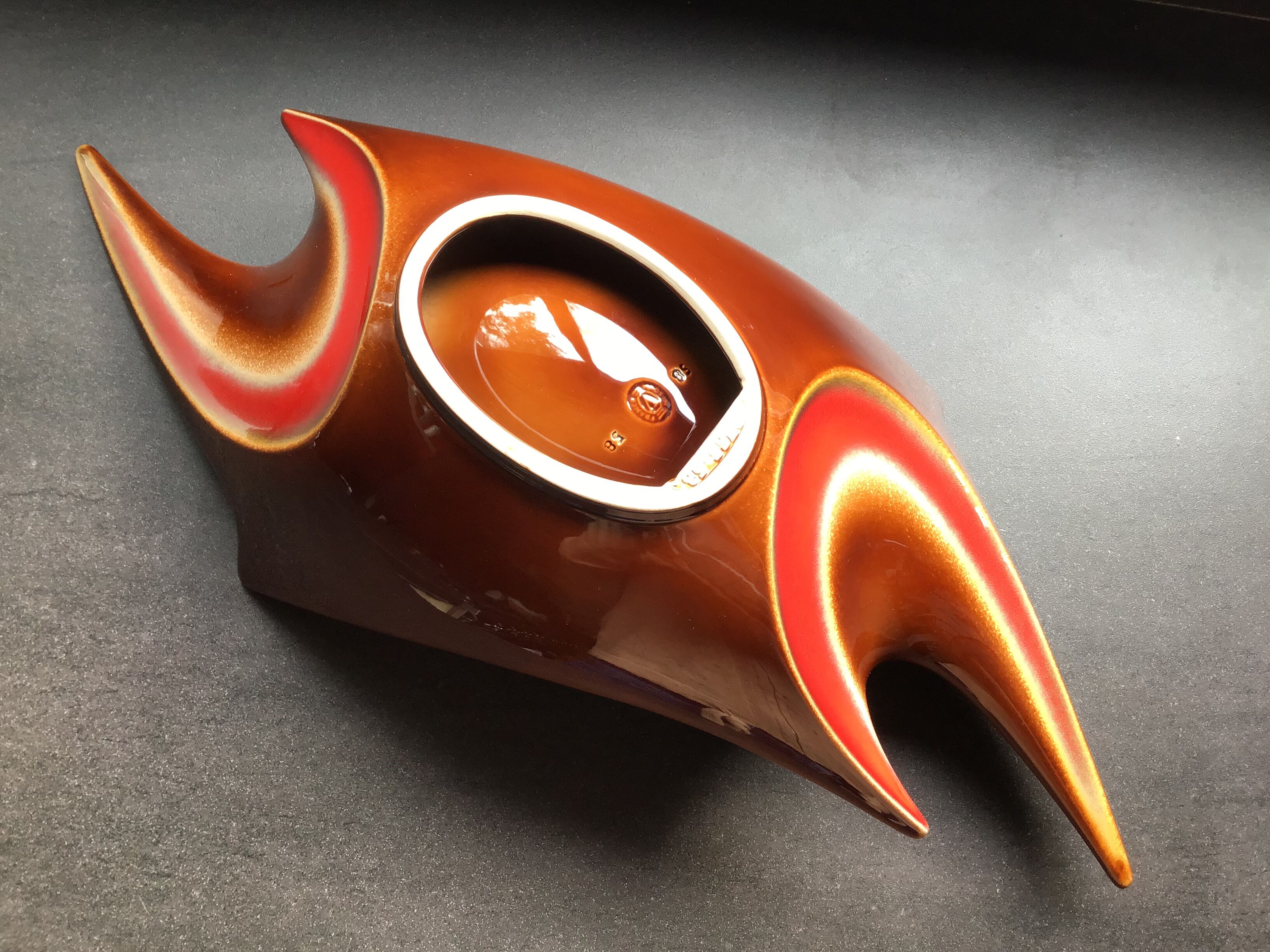 Verceram fruit cup, 50s-60s