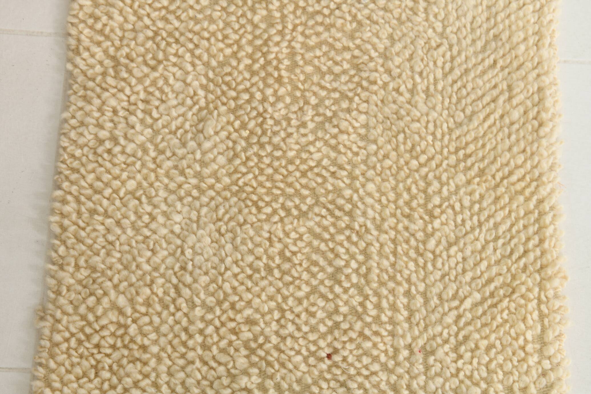 Paillasson turc moderne beige crème 2x3, 60x93 cm