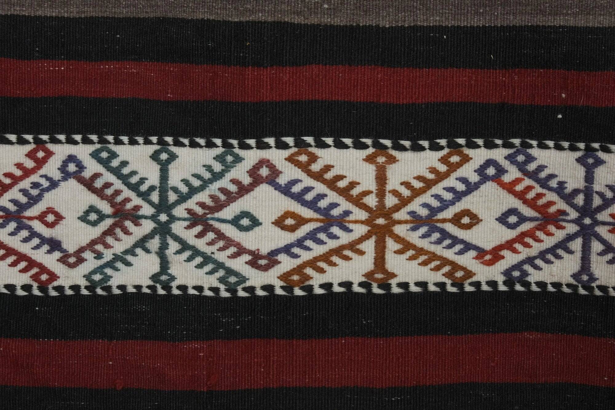 Vintage Turkish hallway rug 64x894 cm