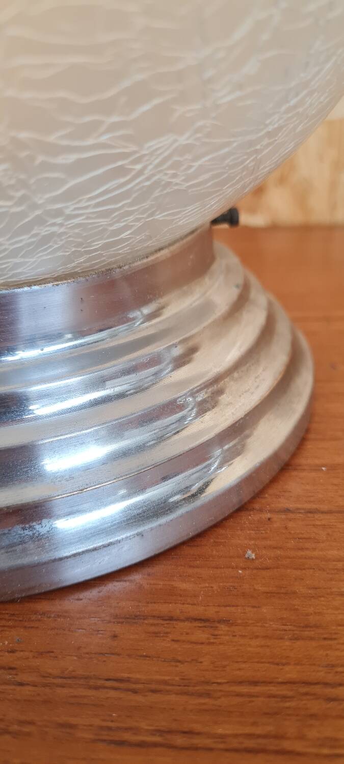 Frosted glass ceiling light 1950