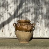 Old terracotta pot
