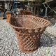 Openwork cast iron planter