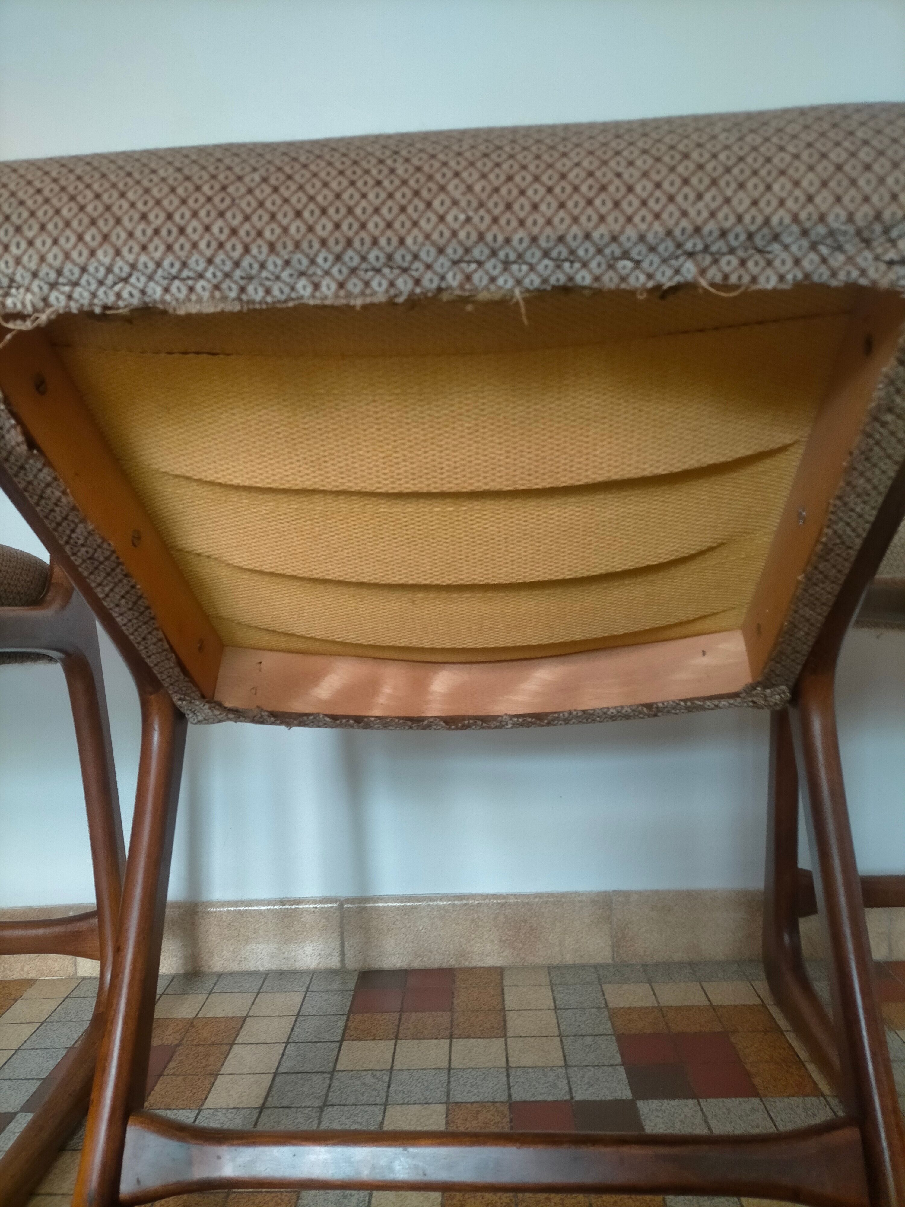 Scandinavian baumann sleigh chairs