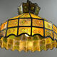 Felipe Delfinger for Feders. Brutalist ceiling lamp/ceiling light by Felipe Delfinger for Feders, 1970s.