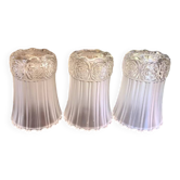 Trio de tulipes en verre