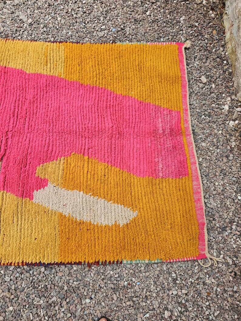 Tapis beni ouraine artisanale fait main taille 150 x 250 cm