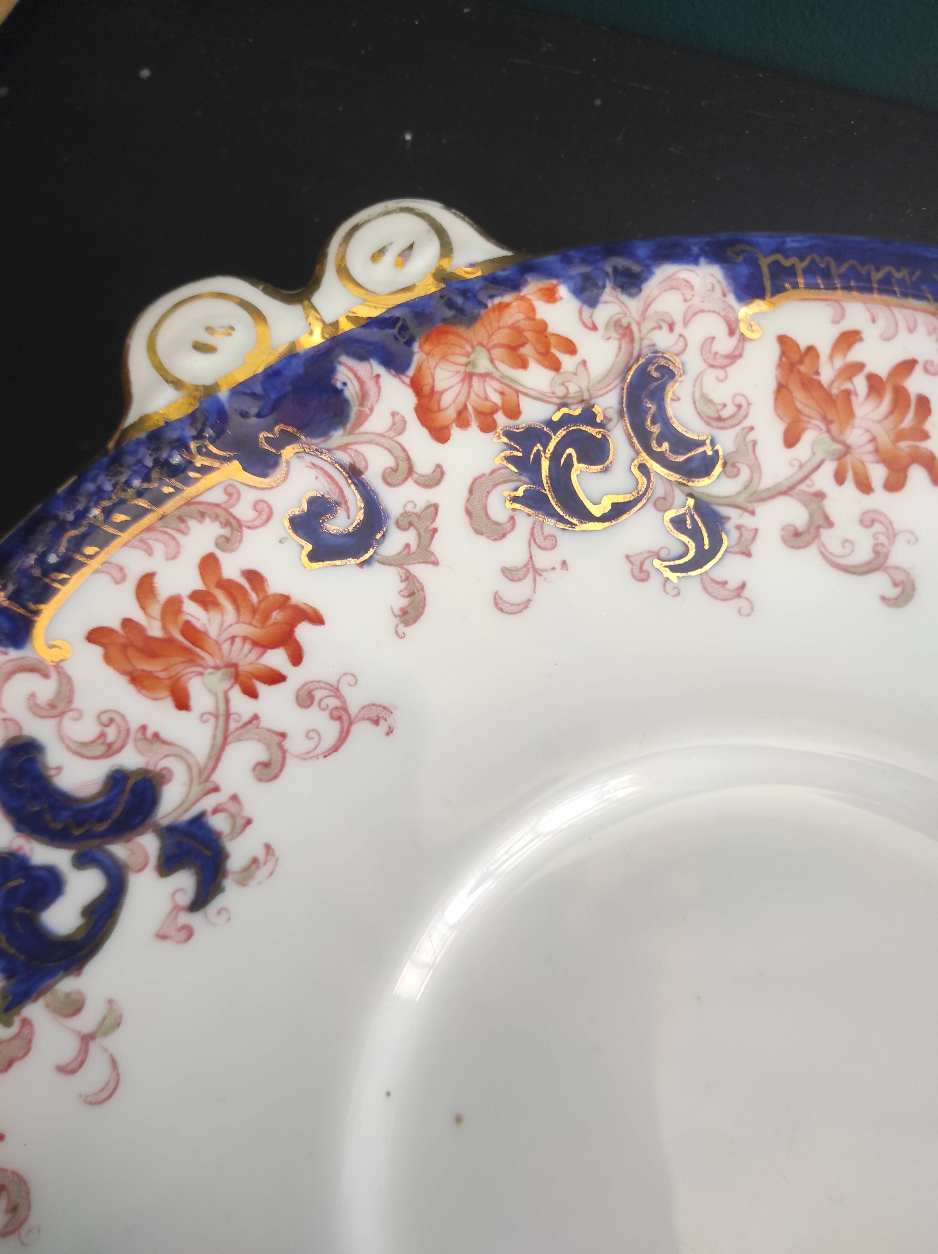 Antique Adderley & Co Lisbon pattern bon china serving plate