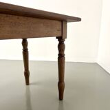Small farmhouse table / desk in solid cherry wood