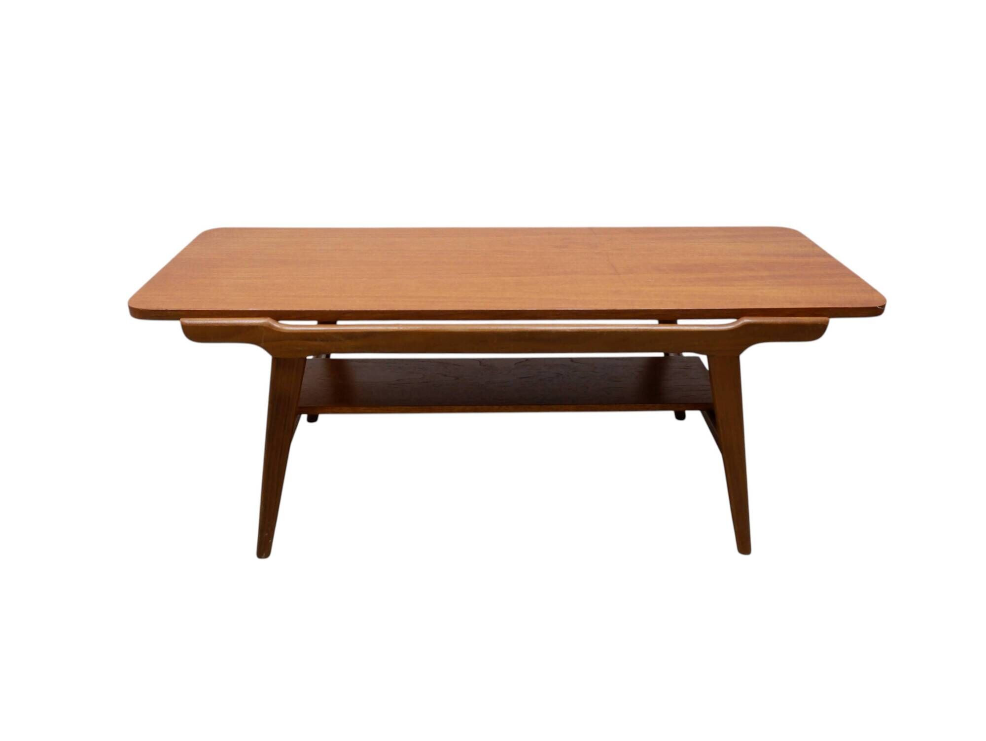 Vintage coffee table with reversible top.
