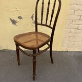 chaise cannée en bois courbé  Fischel
