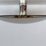 Florian Schulz Large Flush Mount Light Sela in polished Nickel, 1970s