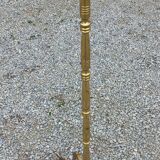 50s floor lamp in gilded brass