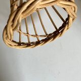 Rattan mannequin head 1960