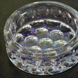 Molded-pressed glass jar/candy dish