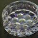 Pot/bonbonnière en verre moulé-pressé
