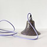 Purple opaline globe portable or pendant lamp