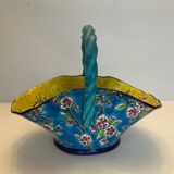 Longwy enamel basket