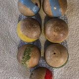 Ancien jeu 'Croquet de Table' en bois – Jouet vintage années 50