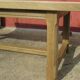 Farm table in washed oak