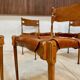 Montreal leather dining chairs by Frei Otto, Germany 1967, Set of 4