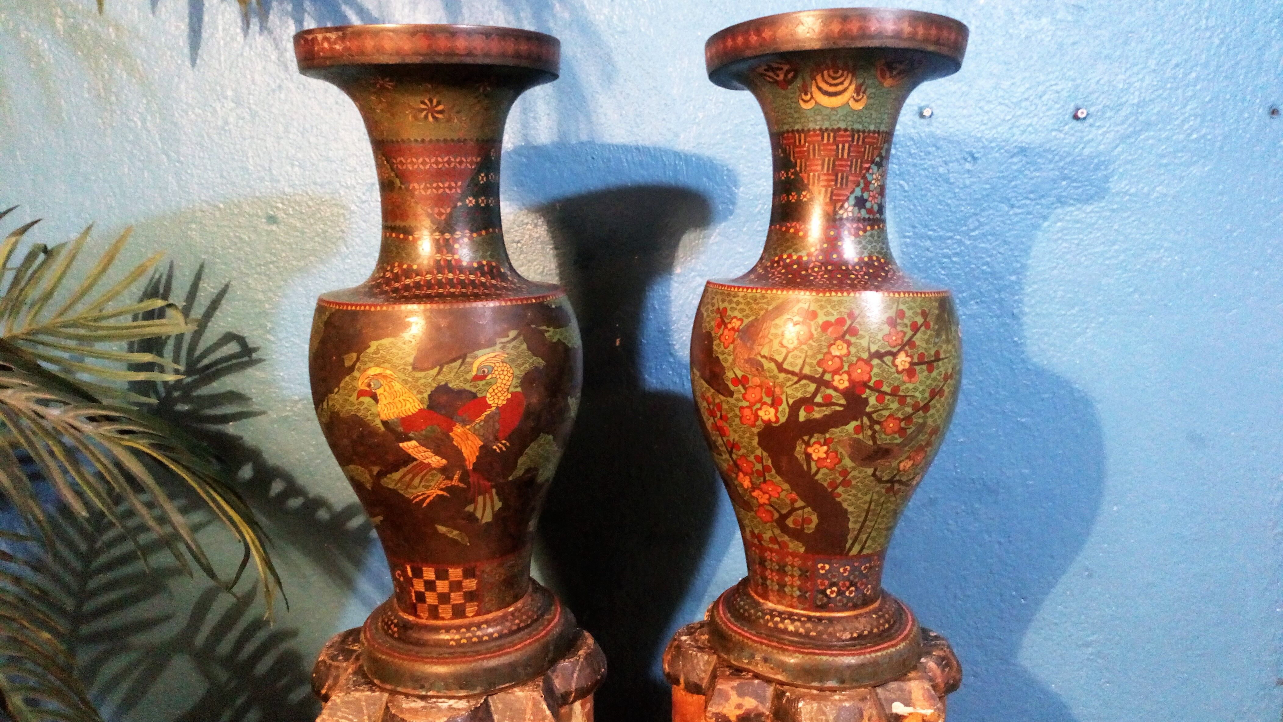 Meiji vases Japan 19th century