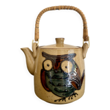 Glazed ceramic teapot, 1980s