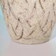 Vintage ceramic vase with glossy lava glaze, foreign vase from the 1960s.