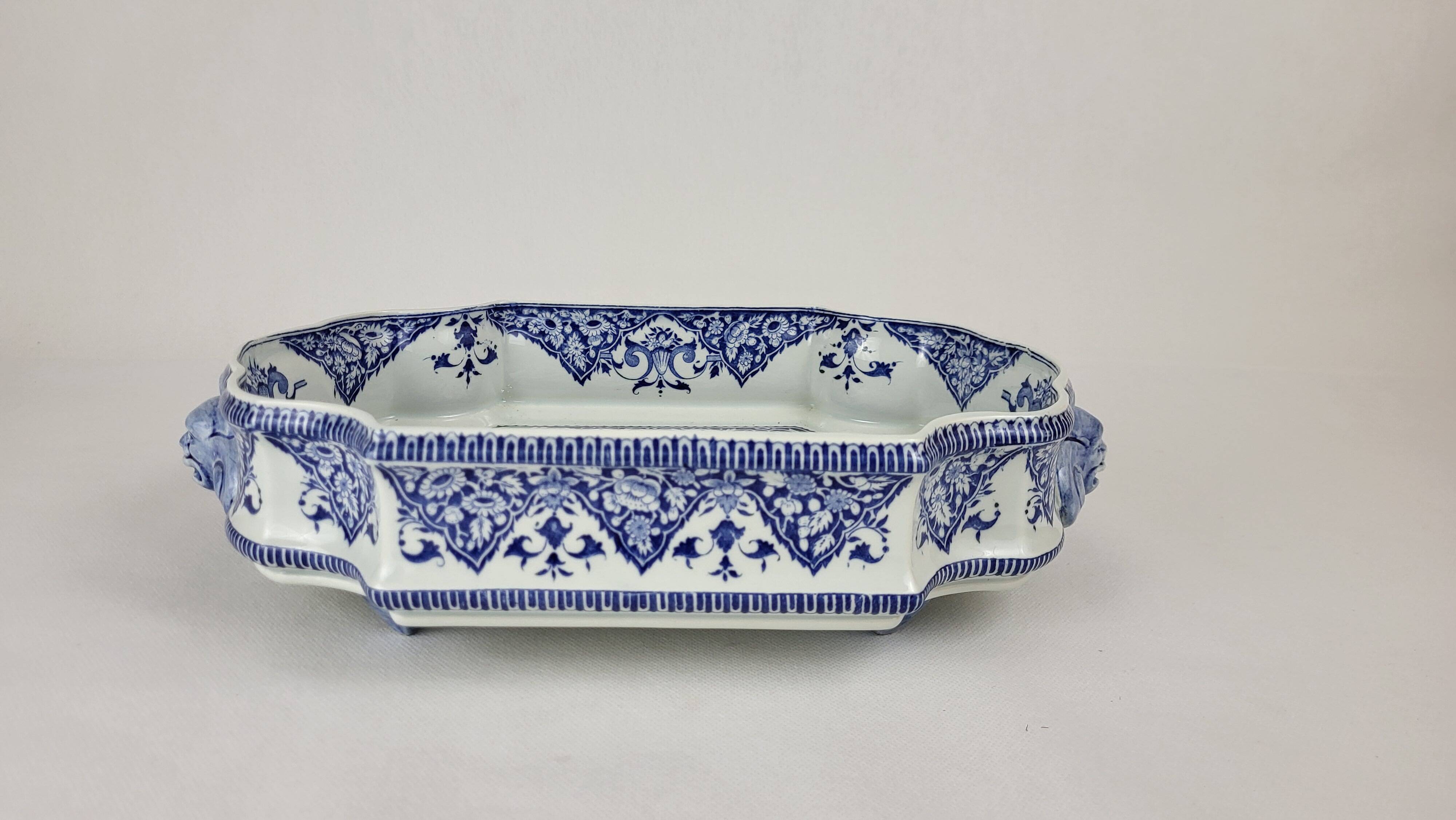 20th century Gien earthenware basin