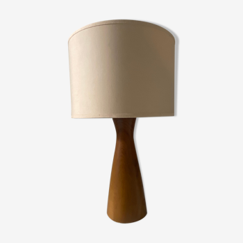 Ceramic lamp, Scandinavian spirit, wood pattern