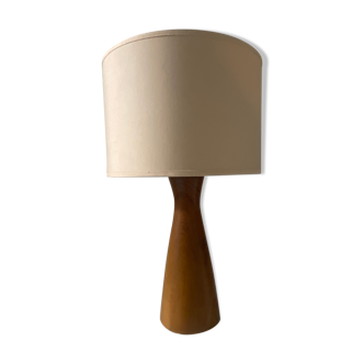 Ceramic lamp, Scandinavian spirit, wood pattern