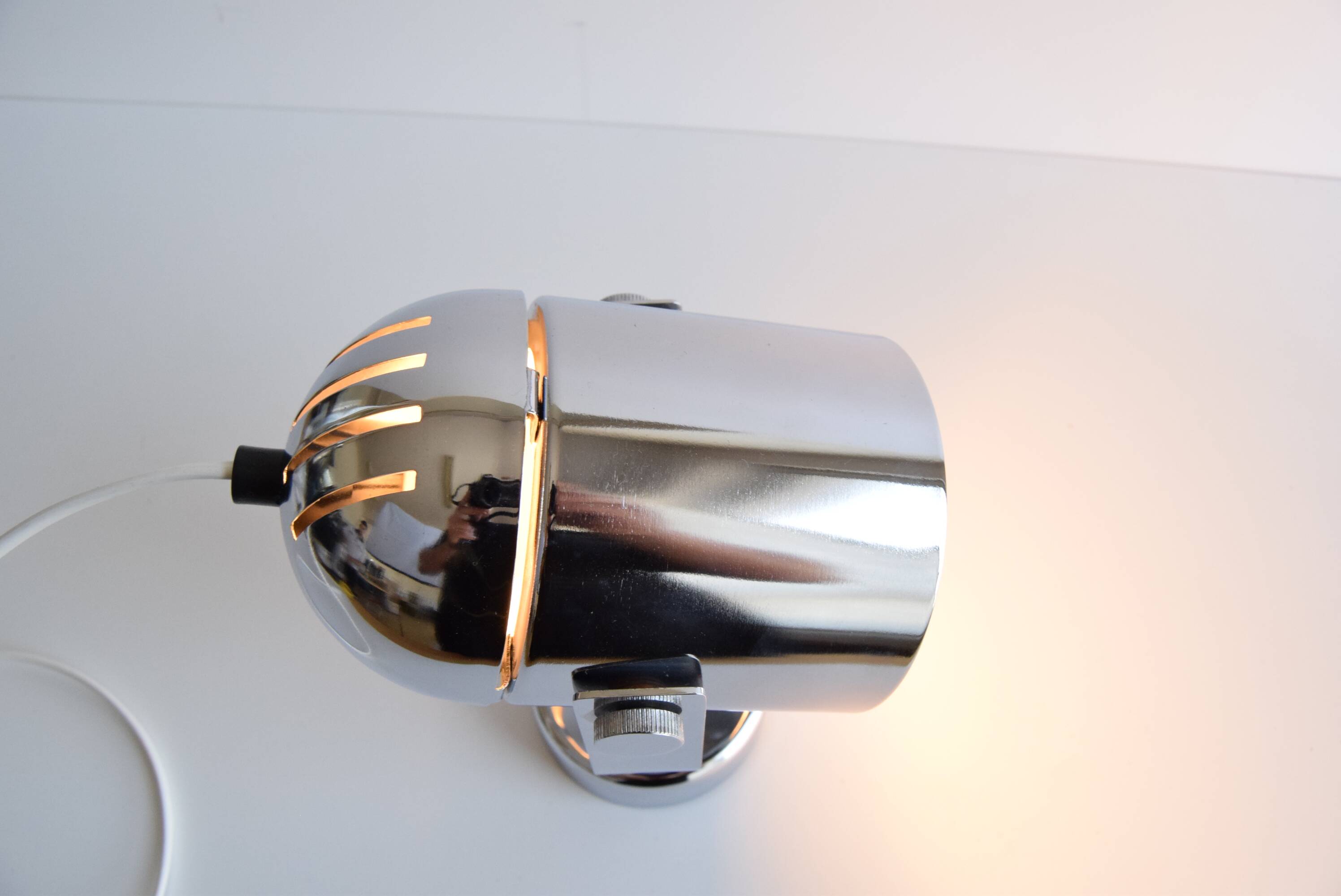 Chrome wall Lamp by Stanislav Indra for Combi Lux, 1970's.