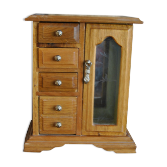Cabinetmaker's jewelry box 50s/60s