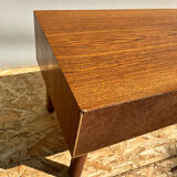 Low chest of drawers with two sliding doors