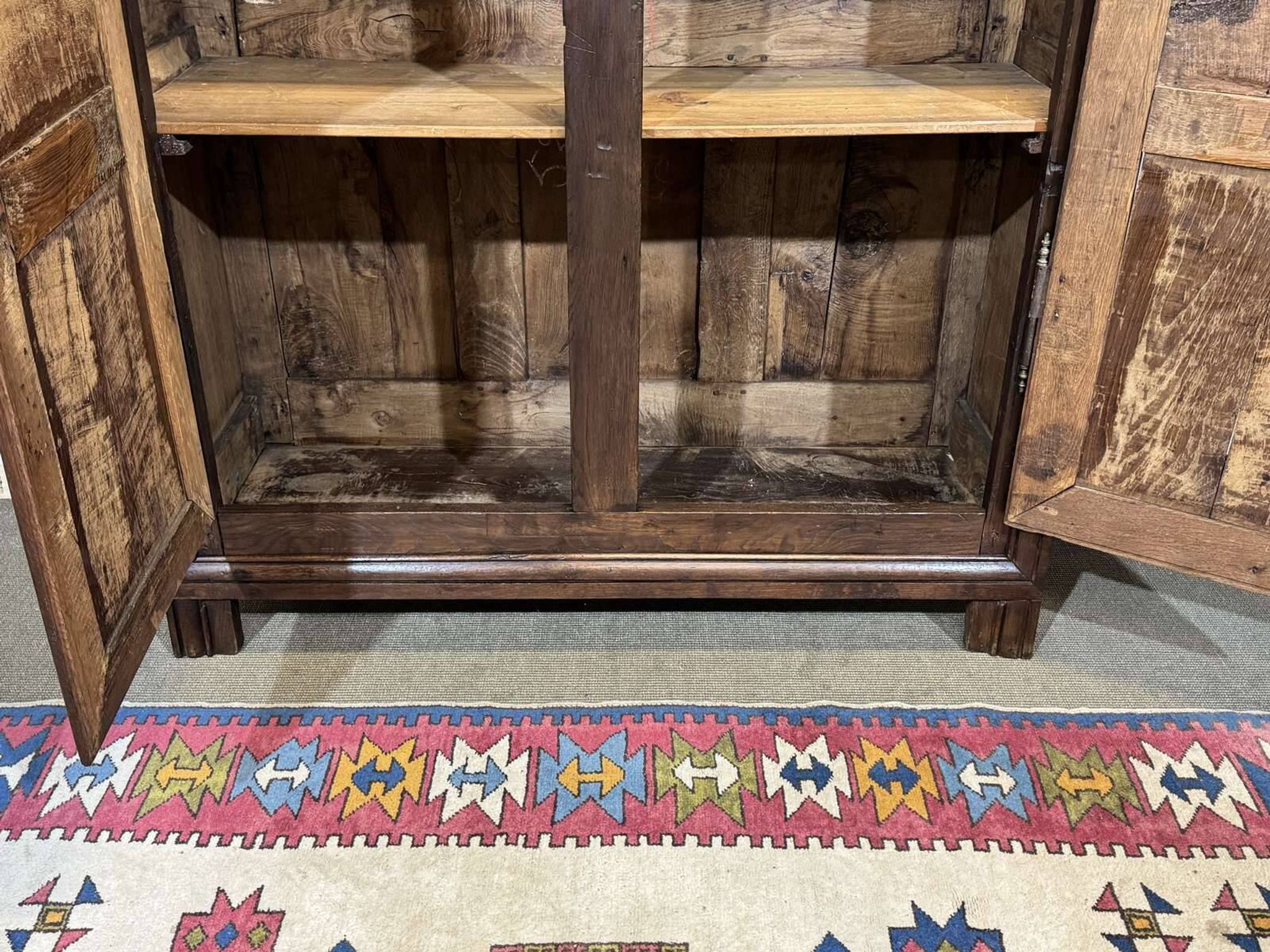 18th-century oak wardrobe