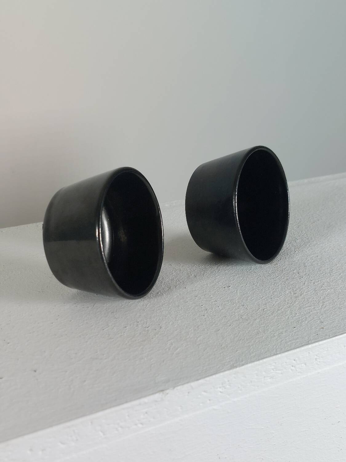 Pair of vintage Oxid glaze cups by Hedwig Bollhagen