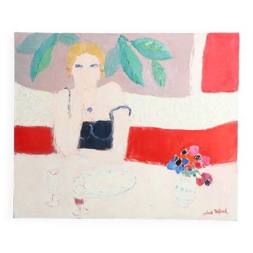 Woman's painting by Robert Delval