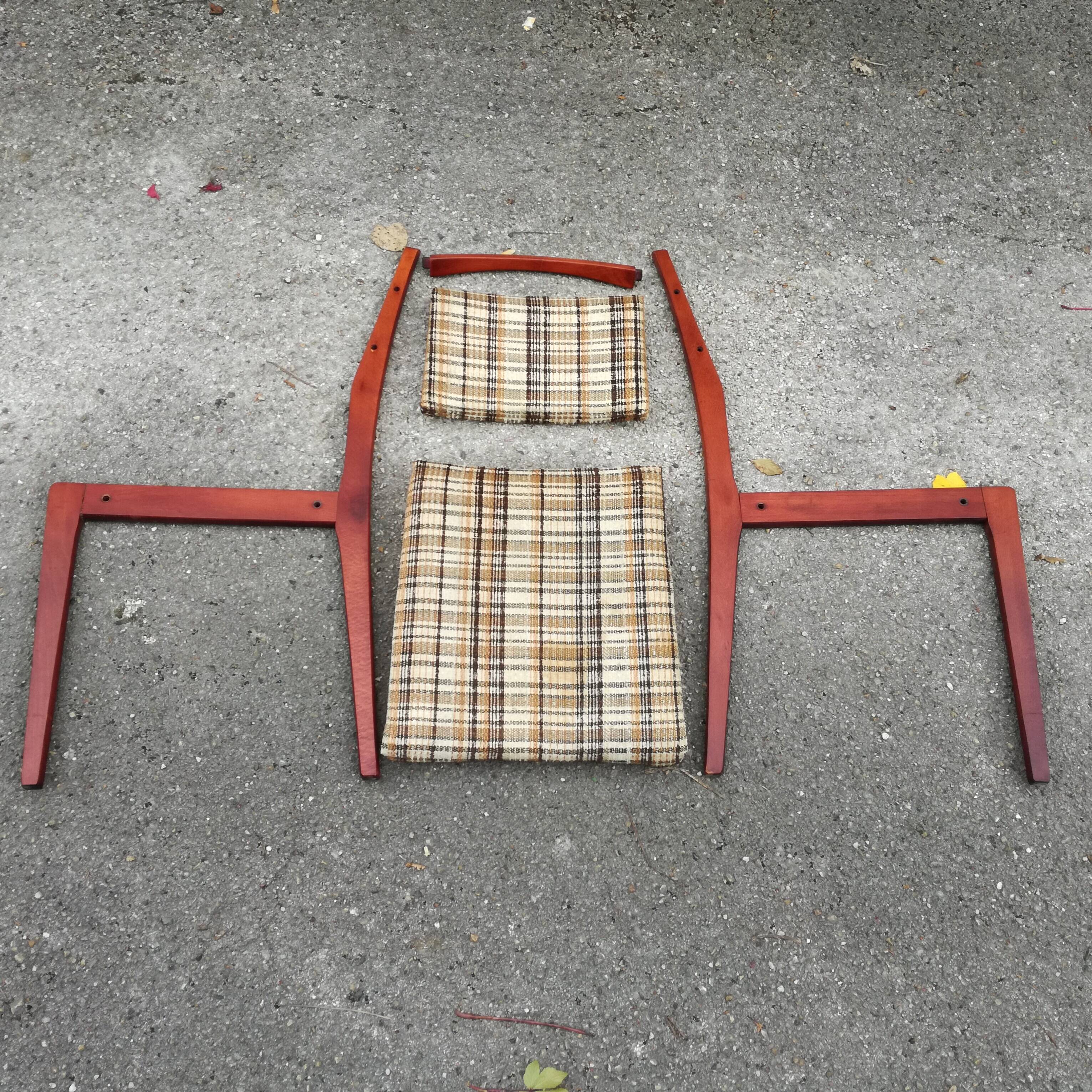 Mahogany chairs 1960