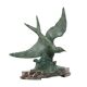 Sculpture Art Déco Goéland sur Socle en Marbre Patine Bronze 51 cm
