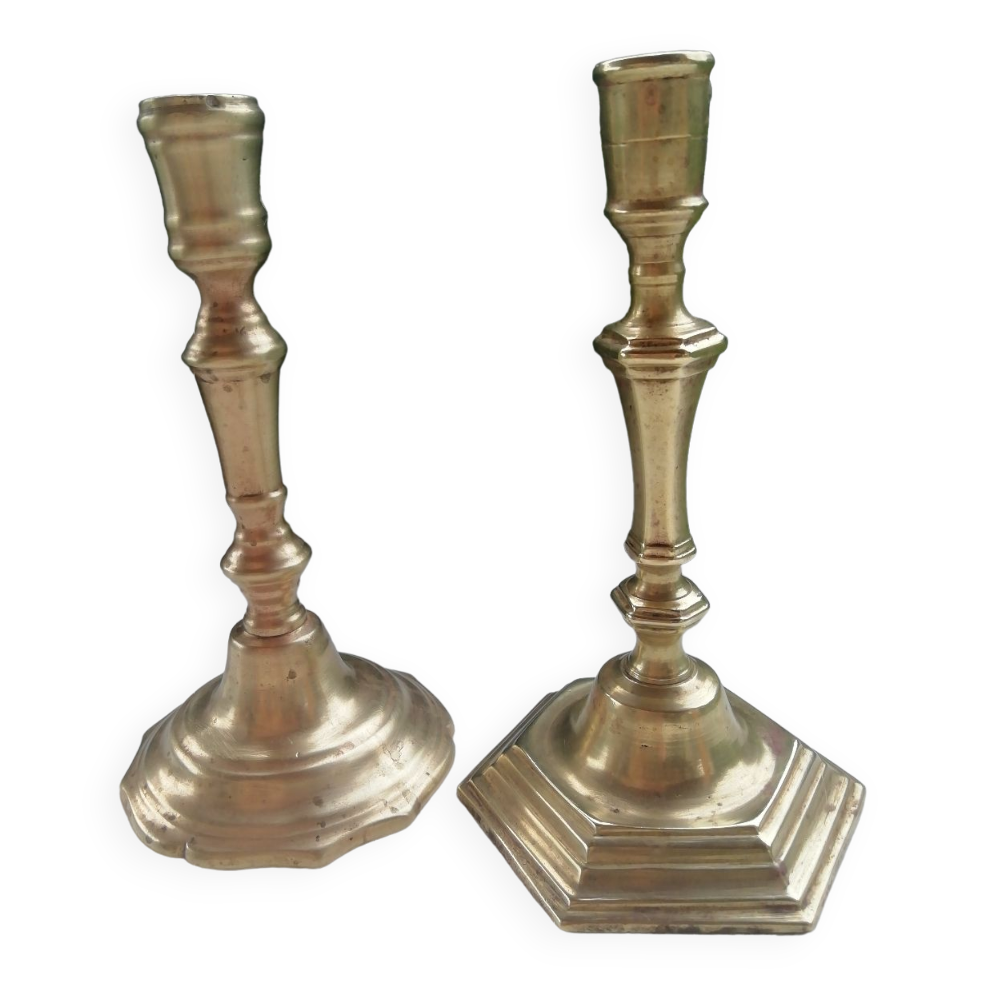 Pair of candle holders