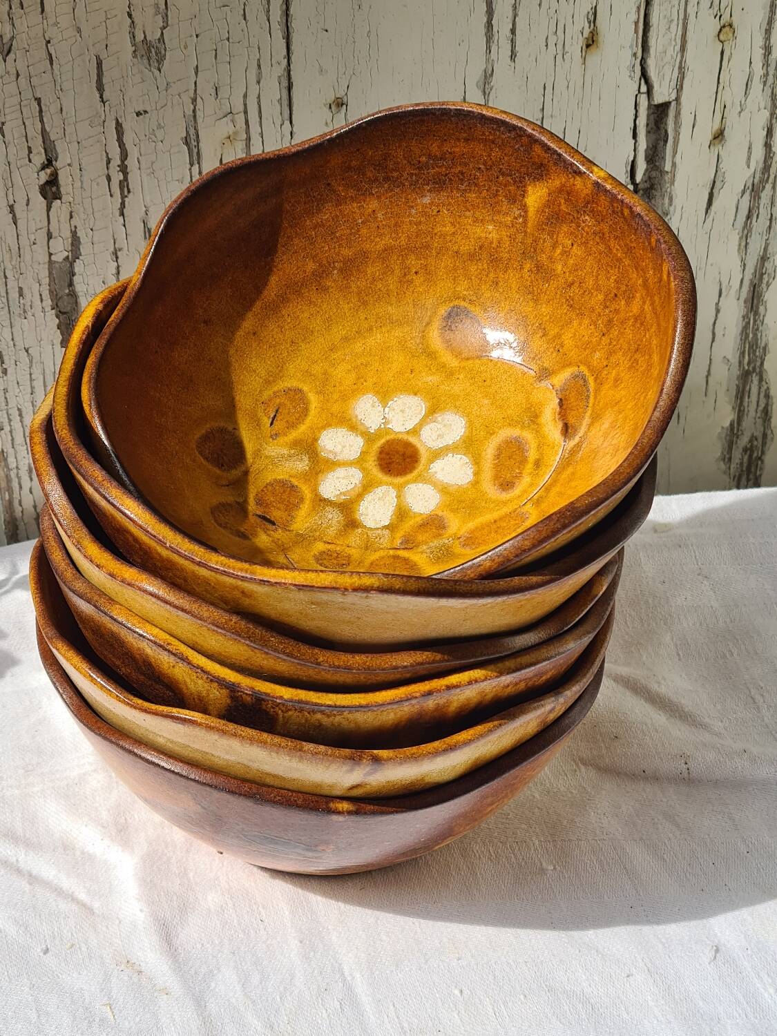 Six ramekins La Roue Vallauris