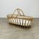 Vintage rattan bassinet