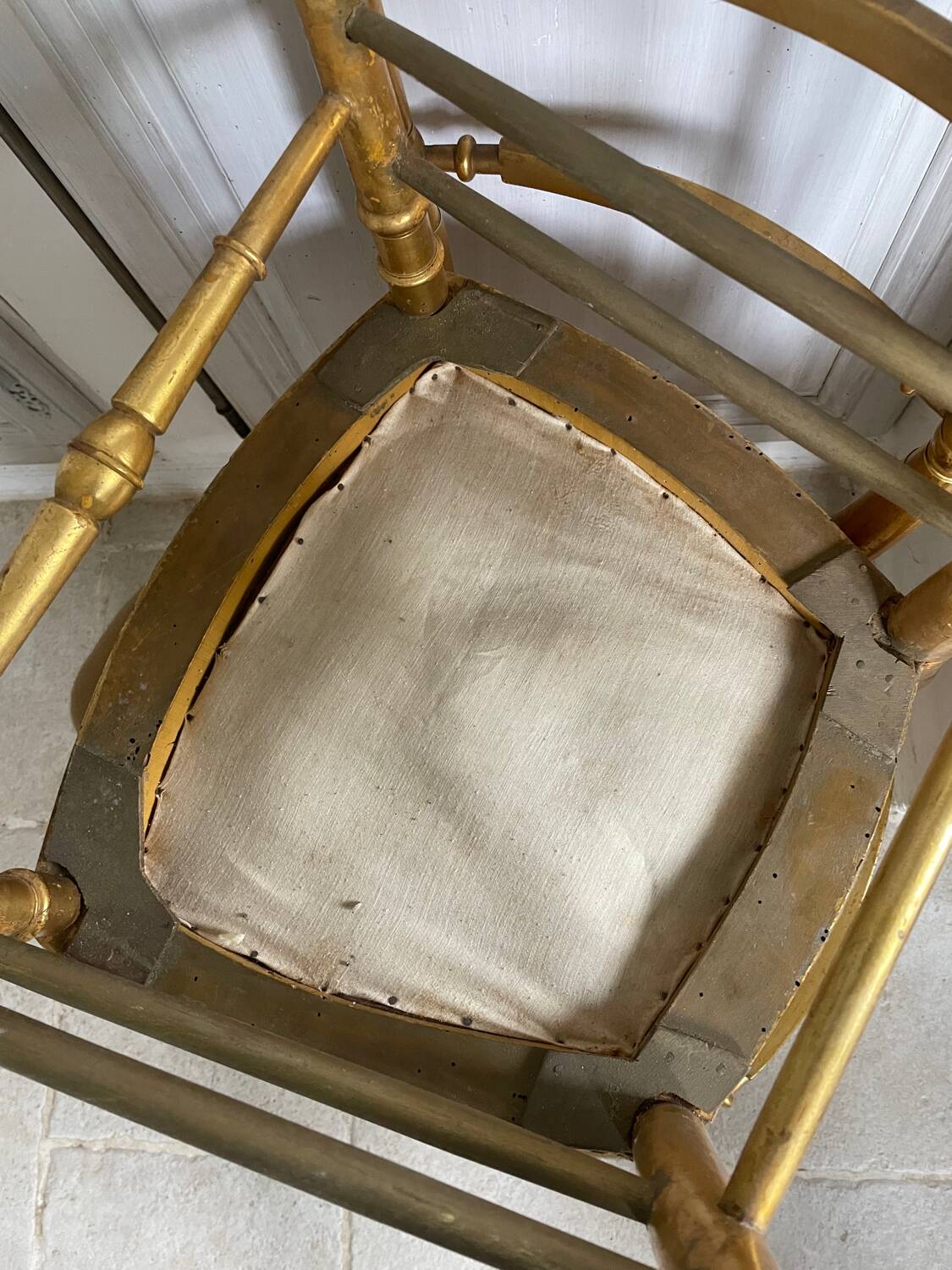 Old pair of theater chairs