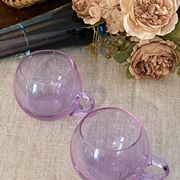 Tasses à café ou sangria en verre