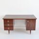 Scandinavian rosewood desk 1960 vintage