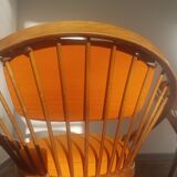 A pair of vintage circle chairs by Yngve Ekstrom